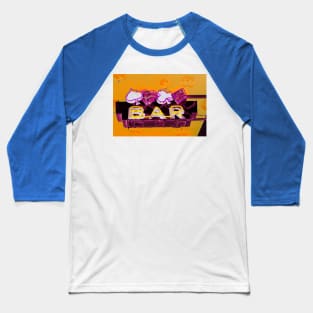 John Margolies Four Aces Bar Remix Baseball T-Shirt